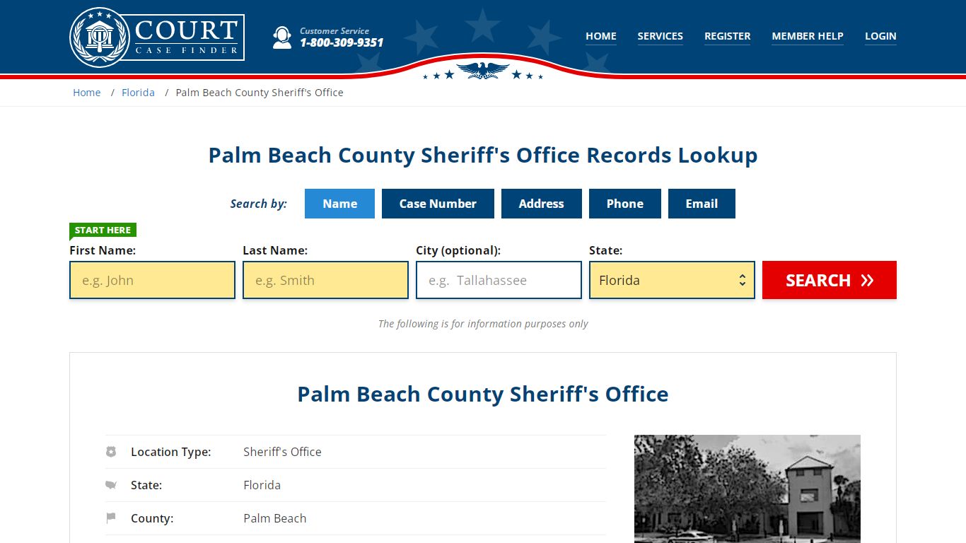 Palm Beach County Sheriff's Office Records Lookup